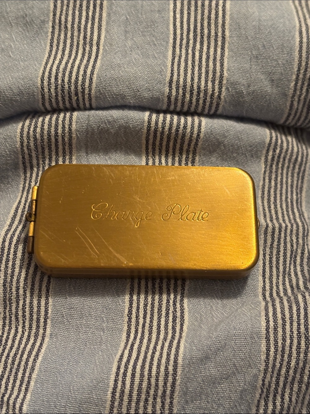 Vintage Charge Plate